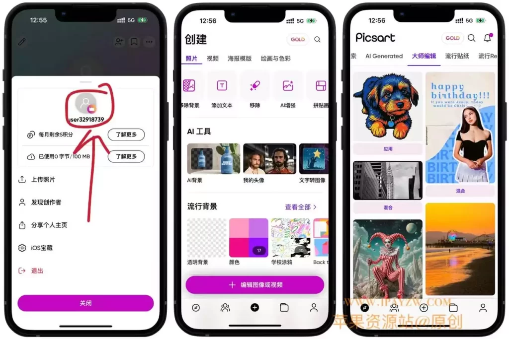 图片[1]|Picsart Pro 27.3.3 美区内购版 | 全能修图与视频编辑神器|IPA资源下载站|IPA商店|IPA宝库