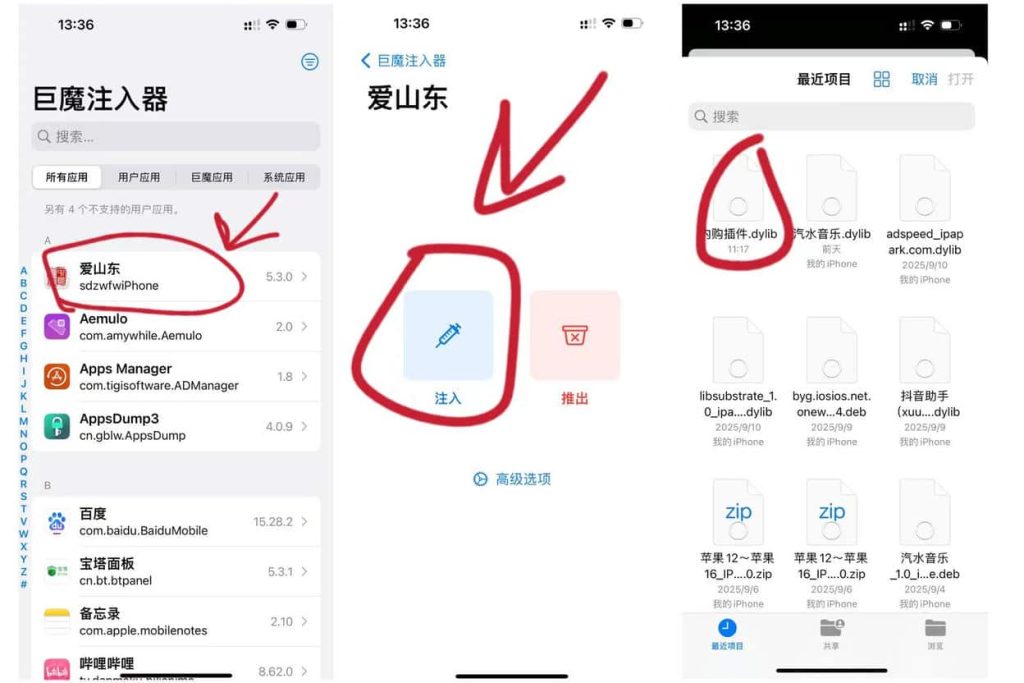TrollFools 3.7-42 教程 增强版 可自定义关闭插件插图 TrollFools 3.7-42 教程 增强版 可自定义关闭插件插图